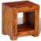 Masa laterală din lemn masiv de sheesham 37 x 29 x 40 cm