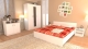 Dormitor Soft Alb cu pat 140x200 cm