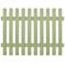 Gard din țăruși, lemn de pin tratat, 170x120 cm 6/9 cm
