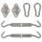 Kit accesorii de montaj din oțel inoxidabil pentru parasolar