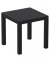 Masa pentru sezlong, Plastic lux, 45x45x45cm, culoare neagra, Ocean, 014255, Hascevher