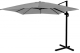 Umbrela de gradina terasa, cu articulatie ROMA, 250x250 cm, gri