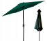 Umbrela de gradina terasa, cu inclinatie, verde, 300 cm
