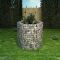 Jardinieră gabion hexagonală, 100 x 90 x 100 cm