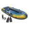 Barca gonflabila Intex Challenger 3 pompa + vasle incluse, 2.95m x 1.37mx43 cm