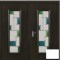 Usa Suprem SL 7050 Ivory Textured - 2 canate simetrice cu geam cod 15