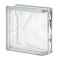 Caramida De Sticla Transparenta Pentru Interior Sau Exterior, Terminatie Liniara, Model Wave, 19x19x