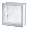 Caramida De Sticla Transparenta Pentru Interior Sau Exterior, Model Wave, 19x19x8cm