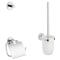 Set accesorii baie Grohe Essentials City 3 in 1, perie WC cu suport, suport hartie igienica, cuier p