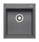 Chiuveta pentru bucatarie granit Pyramis Istros 46x50 1B Iron Grey Cod: 070044211