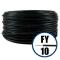 Cablu / Conductor electric FY 10 mmp, cupru plin, negru, 100 m