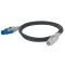 Cablu Powercon 3m M-F, Cablu Alimentare 250V 3x 1-5 3m