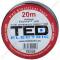 TED Electric Banda izolatoare, PVC, Negru, 19 mm x  20 m
