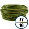 Cablu (conductor) electric FY 16, H07V-R, galben cu verde, 100M