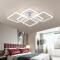 Lustra LED 208W Ceiling 6, LED inclus, 6 surse de iluminare, Telecomanda, Dimabil, Lumina: Cald, Nat