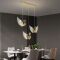 Candelabru LED 36W Swan 3 Gold Dining, LED inclus, 3 surse de iluminare, Lumina: Cald, Natural, Rece