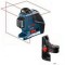 Nivela laser cu linii + suport universal Bosch - GLL 2-80 P + BM 1