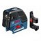 Nivela laser cu puncte/linii si suport universal Bosch - GCL 25 + BM 1