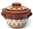 Oala ceramica, lut, 500 ml, Cambanca, Troeanska Sarka, 016358,