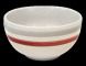 Bol ceramica, 14cm, cu dunga rosie, Keramik, 0121129,