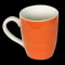 Cana ceramica, 390ml, orange, Keramik, 0121108,