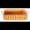 Tava ceramica pentru copt, dreptunghiulara, orange, 32.3x19.2x6.2cm, Kare, 0108104,