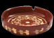 Scrumiera ceramica, lut, 13cm, 016314