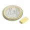 Magnet neodim bloc, 10x5x2 mm, putere 1,3 kg, N50, placat aur