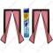Pachet - 2 x Plasa roz pentru tantari + Insecticid