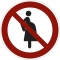 Indicator de interdictie interzis gravidelor, amb. 10 buc.