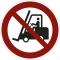 Indicator de interdictie interzis pentru vehicule de interior, amb. 10 buc.