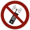 Indicator de interdictie interzise telefoanele mobile pornite, amb. 10 buc.