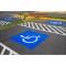 Marcaje pentru locuri de parcari persoane cu dizabilitati