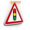 Indicator de avertizare semaforul