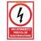 Semnalizare nu atinge pericol de electrocutare