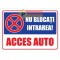 Indicatoare nu blocati intrarea acces auto