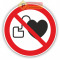Semne pentru interzicerea cu stimulatoare cardiace