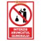 Indicator interzis aruncarea gunoiului