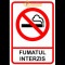Indicator de securitate fumatul interzis