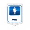 Placa pentru WC femei din plastic