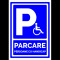 Indicator pentru parcare persoane cu handicap