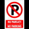 indicator nu parcati no parking