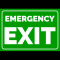 Indicator pentru emergency exit