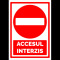 Indicator pentru accesul interzis
