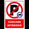 indicator acces auto si parcare interzisa