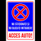 indicator pentru  securitate nu stationati si nu blocati intrarea acces auto