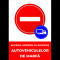 Indicator accesul interzis cu exceptia autovehiculelor de marfa