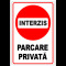 indicator interzis parcare privata