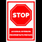 Semn pentru stop cu accesul interzis si proprietate privata