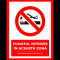 Semn pentru fumatul interzis in aceasta zona